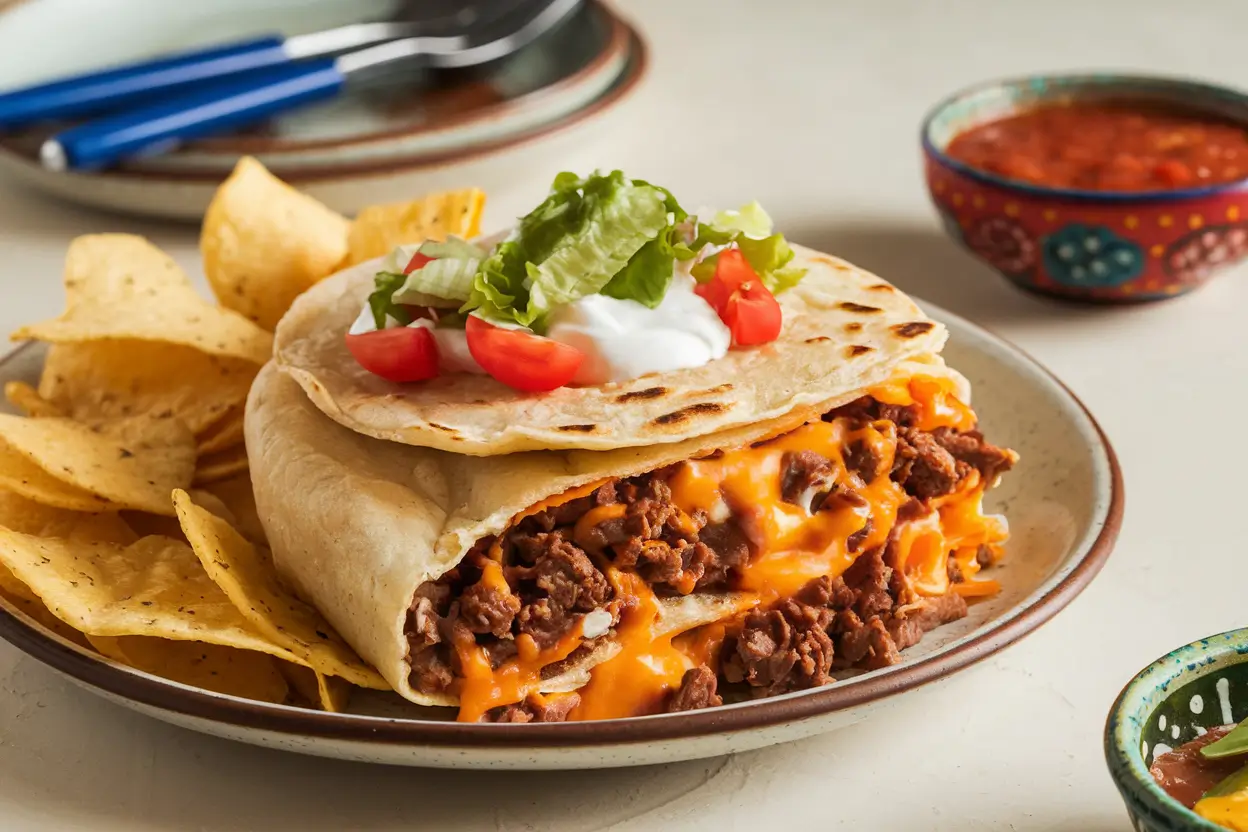 Cheesy Gordita Crunch Recipe