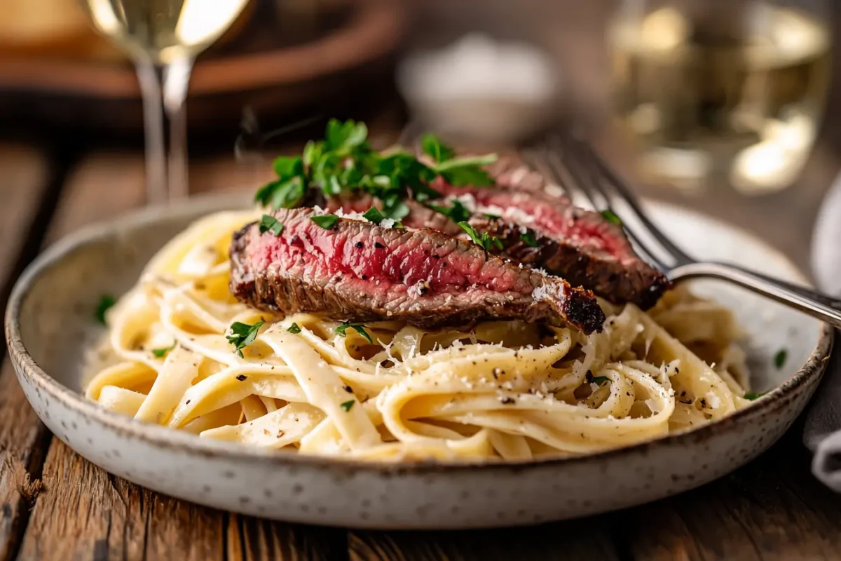 Steak and Pasta