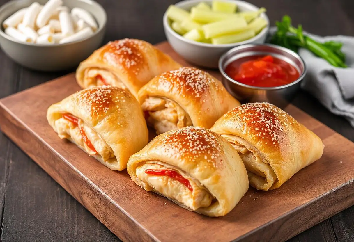 Chicken Stuffed Crescent Rolls