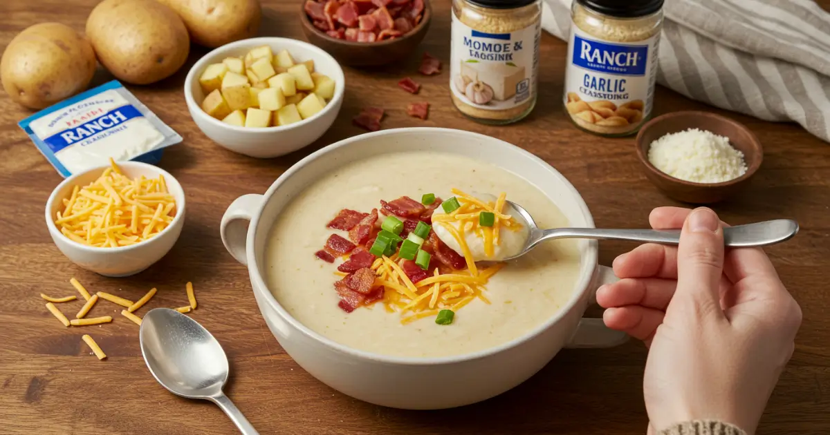 Crock Pot Crack Potato Soup