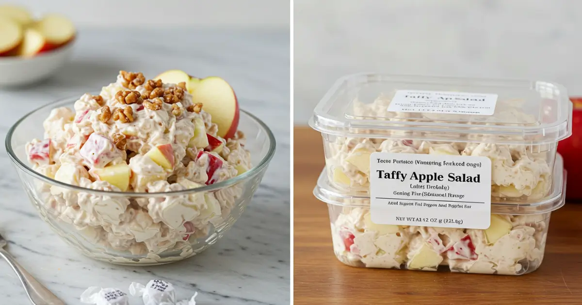 Serving and Storing Taffy Apple