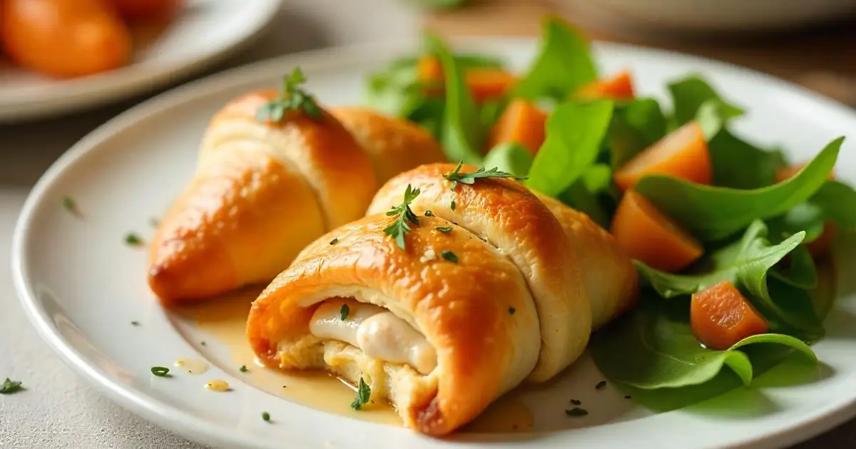 Chicken Stuffed Crescent Rolls