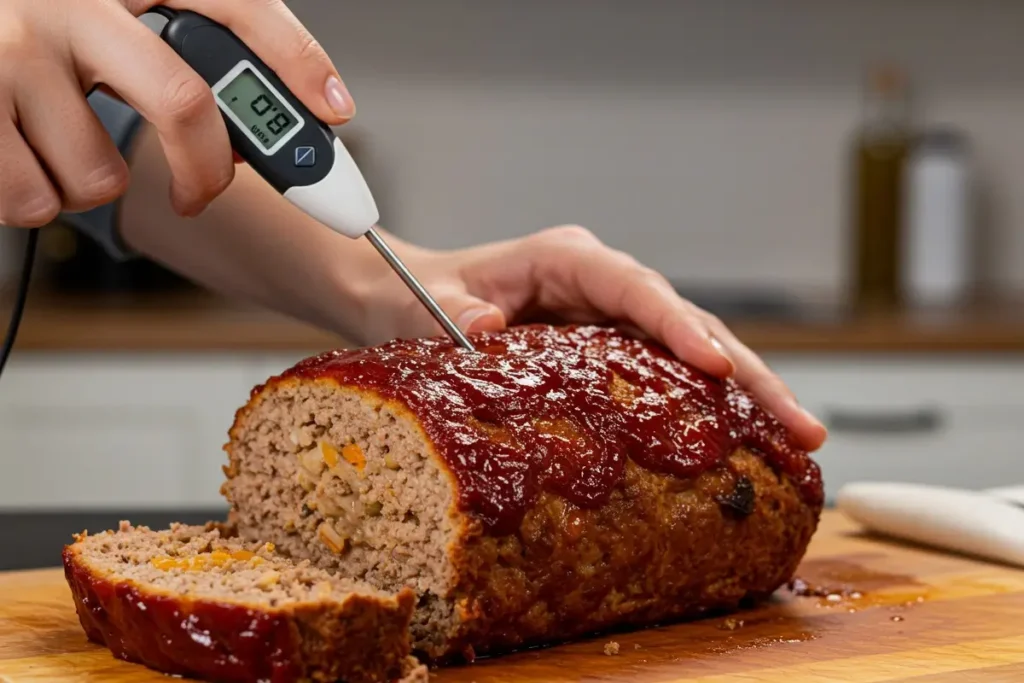 How do you know when meatloaf is done?