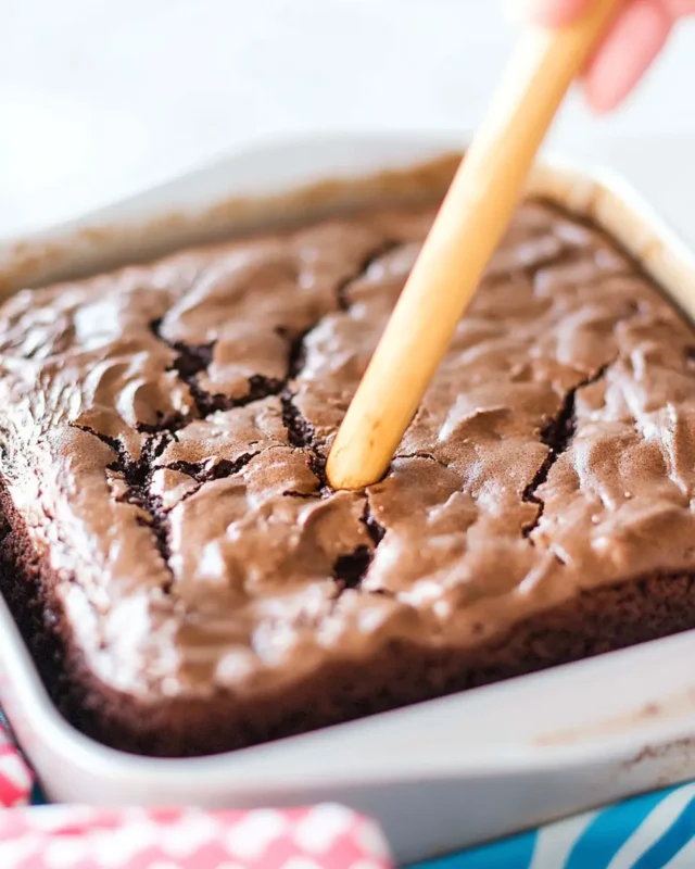 German Chocolate Poke Cake