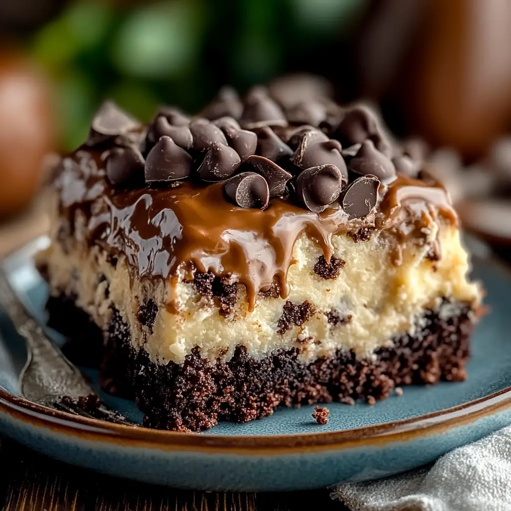 German Chocolate Poke Cake