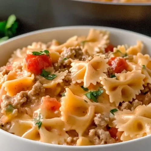 Italian Sausage with Bow Tie Pasta