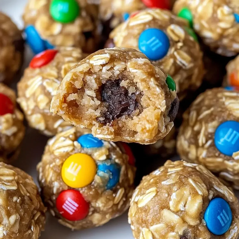 Monster Cookie Energy Balls