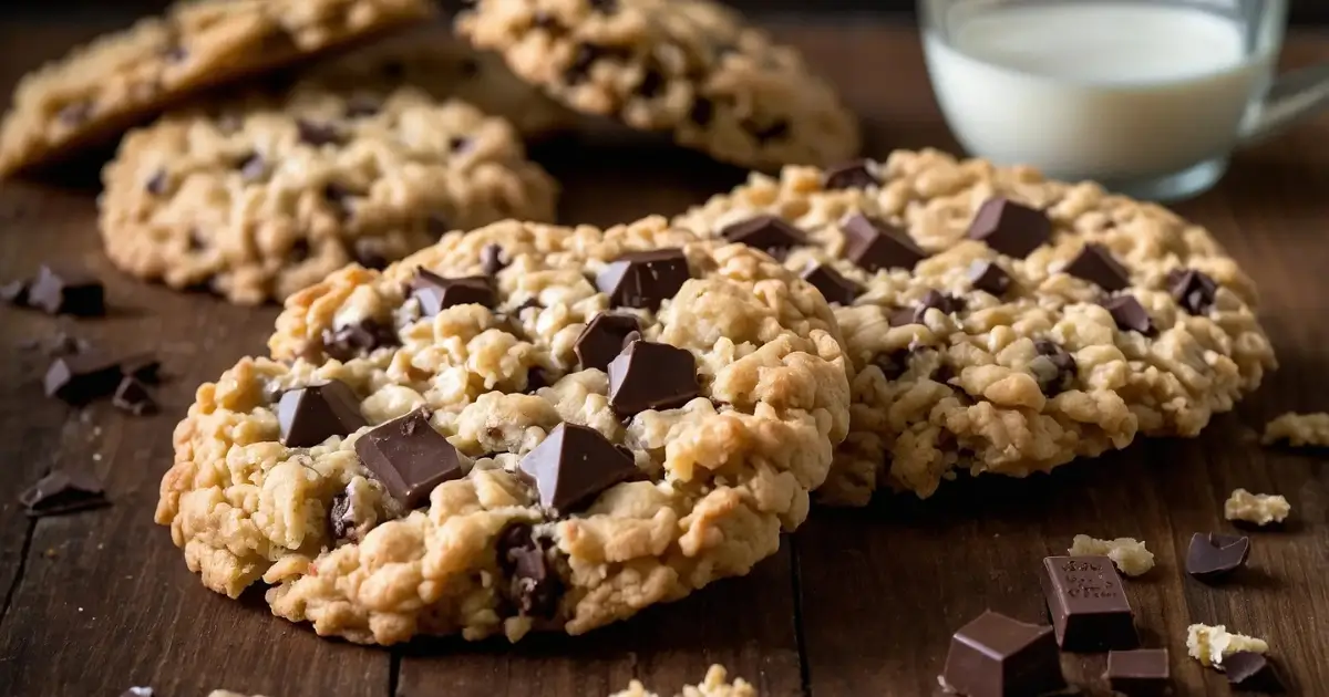 Rice Krispie Chocolate Chip Cookies