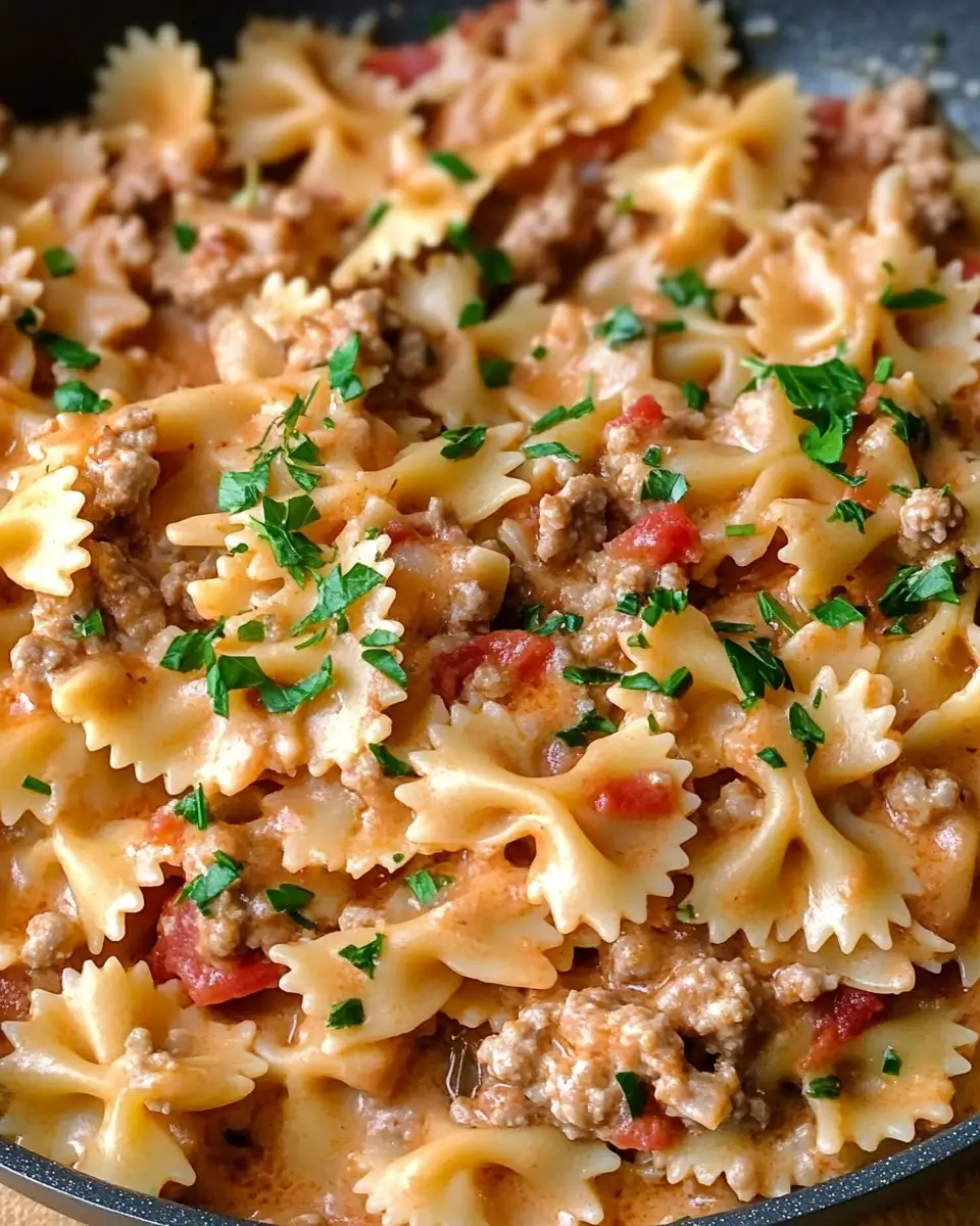 Italian Sausage with Bow Tie Pasta